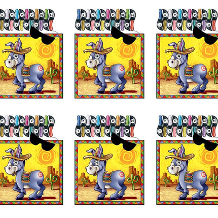 Donkey Game Party Accessory Pack of 6
