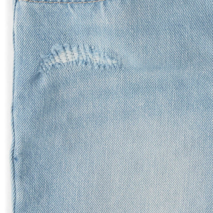 The Children's Place Girls' Distressed Denim Midi Short, Serena Wash/Cloudless Wash 2-Pack, 10