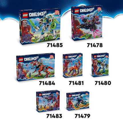 LEGO DREAMZzz 3in1 Izzie’s Dream Animals Set, Panda to Turtle to Bird Building Toy for 8 Plus Year Old Girls and Boys, Creative Playset with 2 Minifigures, Kids' Birthday Gift Idea 71481