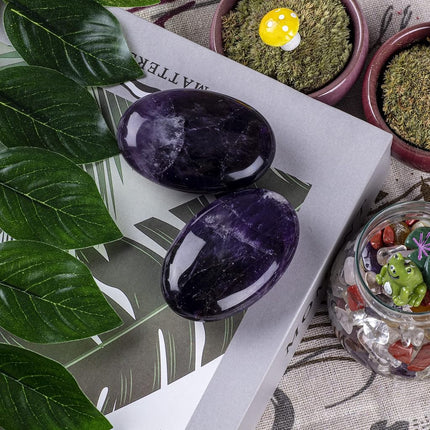UFEEL Amethyst Palm Stone, Nature Stone