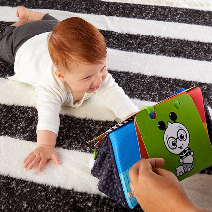 Baby Einstein Flip for Art High Contrast Floor Activity Mirror with Take Along Cards, Tummy Time Play, Newborn+