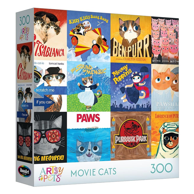 RoseArt - Planet Cat - Movie Cats - 300 Piece Jigsaw Puzzle