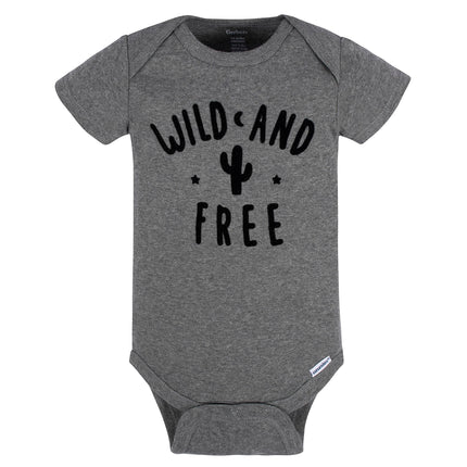 Gerber Unisex Baby 8-pack Short Sleeve Onesies Bodysuits, Southwest, 3-6 Months
