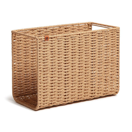 U Brands Woven Hanging File Basket, Office Organiz