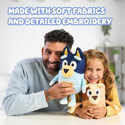 Bluey Heeler Family Stuffed Animal Set of 4, 7-8” Plush Figure Toys