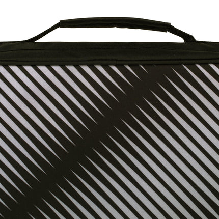 Five Star Zipper Binder, 2 Inch 3-Ring Binder for School, 6 Pocket Expanding File, 380 Sheet Capacity, Black (72536)