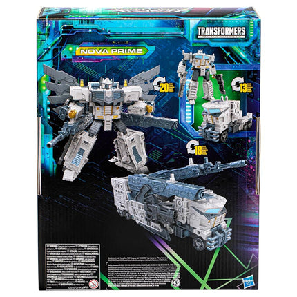 Transformers Legacy Evolution Leader Class Nova Prime 7” Action Figure For Boys And Girls Ages 8 And Up