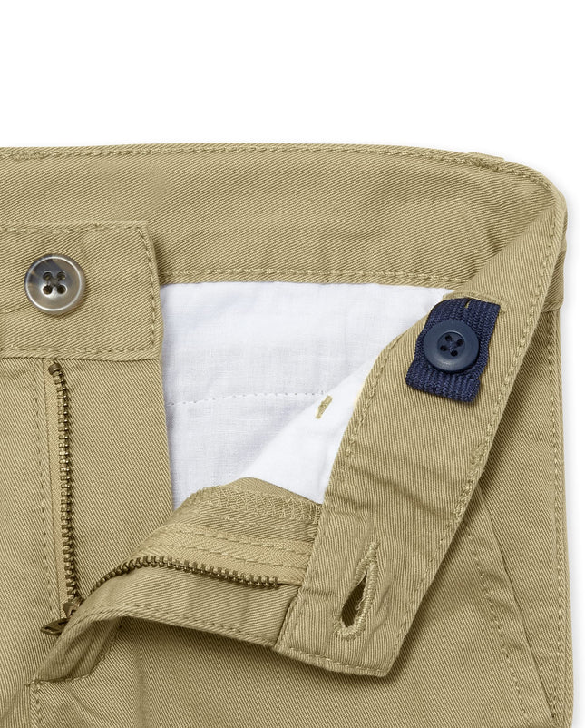 The Children's Place Pantalons chino extensibles pour garçons, paquet de 5 couleur lin, 6 corpulent