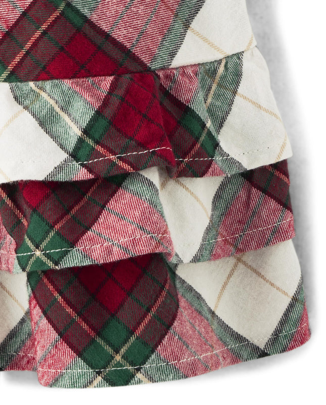 Gymboree Girls' and Toddler Christmas Holiday Dresses Seasonal, Apple Plaid, 10