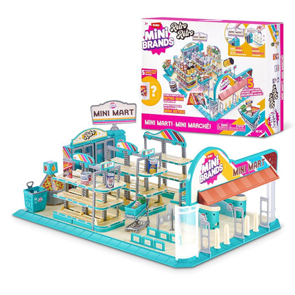 Mini Brands Retro Grocery Mini Mart Series 1, Collectable Miniatures for Boys, Girls and Collectors, Red, White, Blue