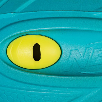 NERF Neon Vortex Aero Howler Foam Football - NERF Soft Vortex Football for Long-Distance Throws - Great for Pool and Beach Football - Kids Aero Howler Whistle Vortex Foam Ball - Neon