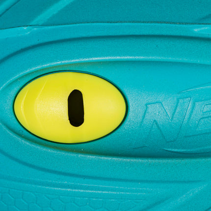 NERF Neon Vortex Aero Howler Foam Football - NERF Soft Vortex Football for Long-Distance Throws - Great for Pool and Beach Football - Kids Aero Howler Whistle Vortex Foam Ball - Neon