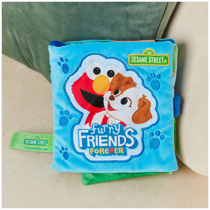 GUND Barrio Sésamo Amigos Peludos para Siempre Libro Suave Elmo y Tango Peluches, 16.5 cm