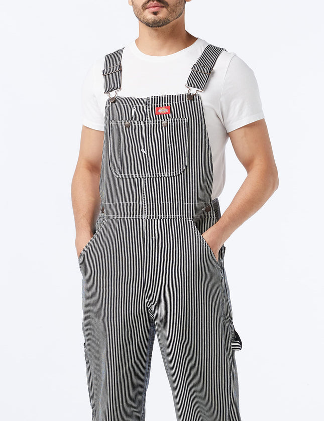 Dickies Men's Bib Overall, Hickory Stripe, 40X30