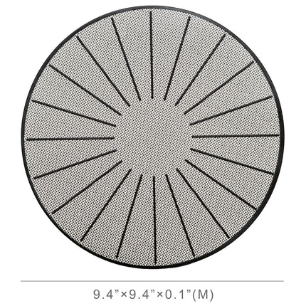 Handy Fox Induction Mat - Silicone Fiberglass Cooktop Scratch Protector - for Induction Stove - Nonslip Pads to Prevent Pots from Sliding During Cooking (9.4×9.4)