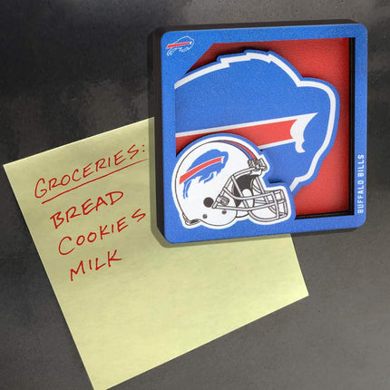 YouTheFan NFL Buffalo Bills 3D Logo Series Magnets