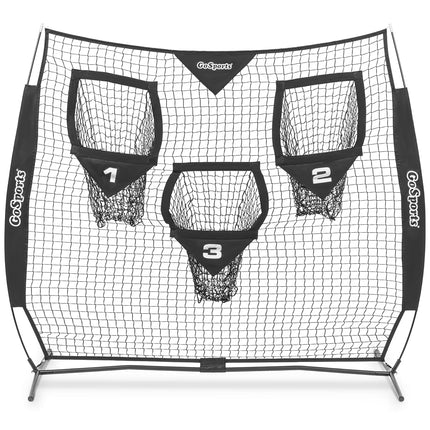 GoSports 6 x 6 ft Football Throwing Net -6 x 6 ft Black
