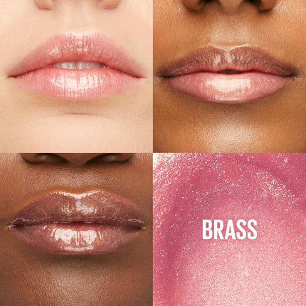 Maybelline Lifter Gloss Lip Gloss Makeup With Hyaluronic Acid, Hydrating, High Shine, Hydrated Lips, Fuller-looking Lips, Brass, 0.18 Fl Oz