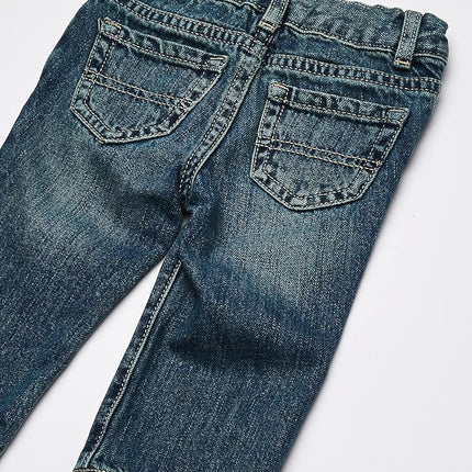 The Children's Place Baby Toddler Boys Basic Bootcut Jeans, Pierce Wash Single, 12-18 Months