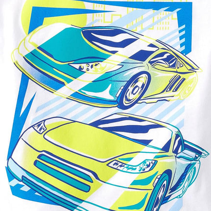 The Children's Place Boys' Vehicle Short Sleeve Graphic T-Shirts,multipacks, Smile/Epic Skills/Cars, X-Small