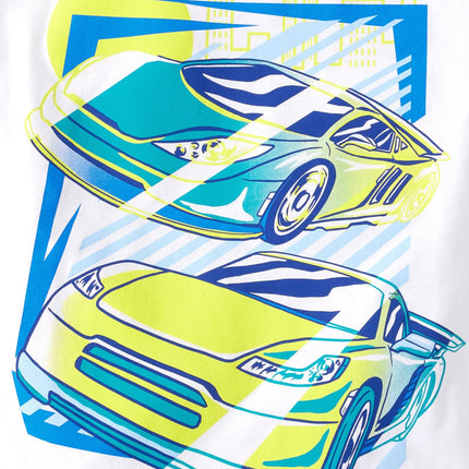 The Children's Place Boys' Vehicle Short Sleeve Graphic T-Shirts,multipacks, Smile/Epic Skills/Cars, X-Small