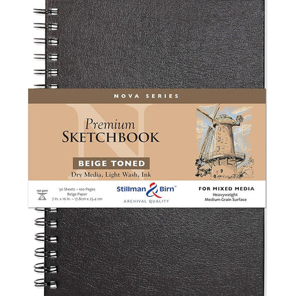 Stillman & Birn Nova Series Beige Wirebound Sketch