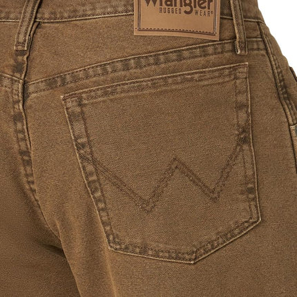 Wrangler Men's Rugged Wear Woodland Thermal Jean,Night Brown,38x30