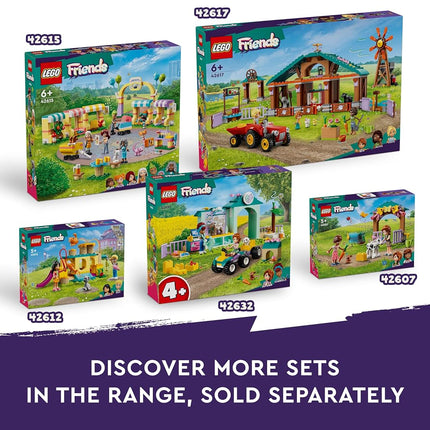 LEGO Friends Horse and Pony Trailer Toy - incl. Liann & Zoya Mini Dolls, Pony & Horse Animal Figures, a Car Model and Accessories - Creative Gift for 4+ Year Old Girls - 42634