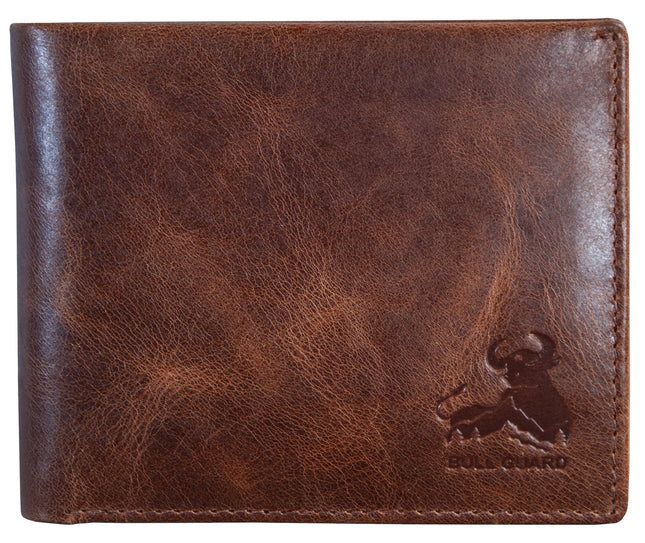 BULL GUARD Mens RFID Blocking Bifold Wallet Soft G