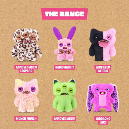 Fuggler Baddies Fuggs 9 Inch Plush Collectible (Wide Eyed Weirdo) by ZURU