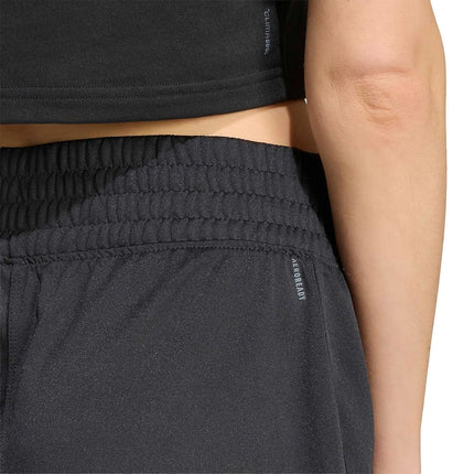 adidas Women's Pacer Essentials Knit High-Rise Training Shorts, Black, Small/3" Inseam