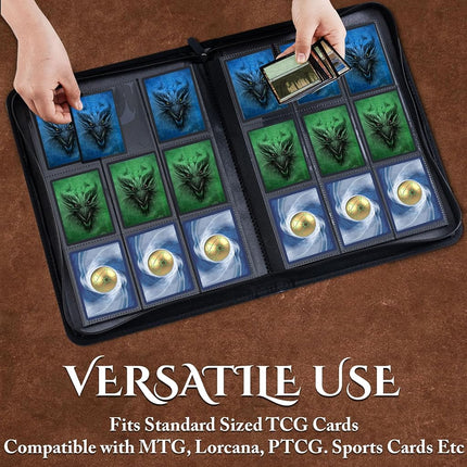 Star Mage Trading Card Binder for MTG and TCG - 432 Side-Loading Pockets