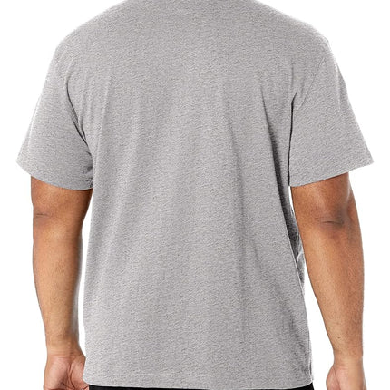 Camiseta Henley gruesa Dickies para hombre, gris jaspeado, XL