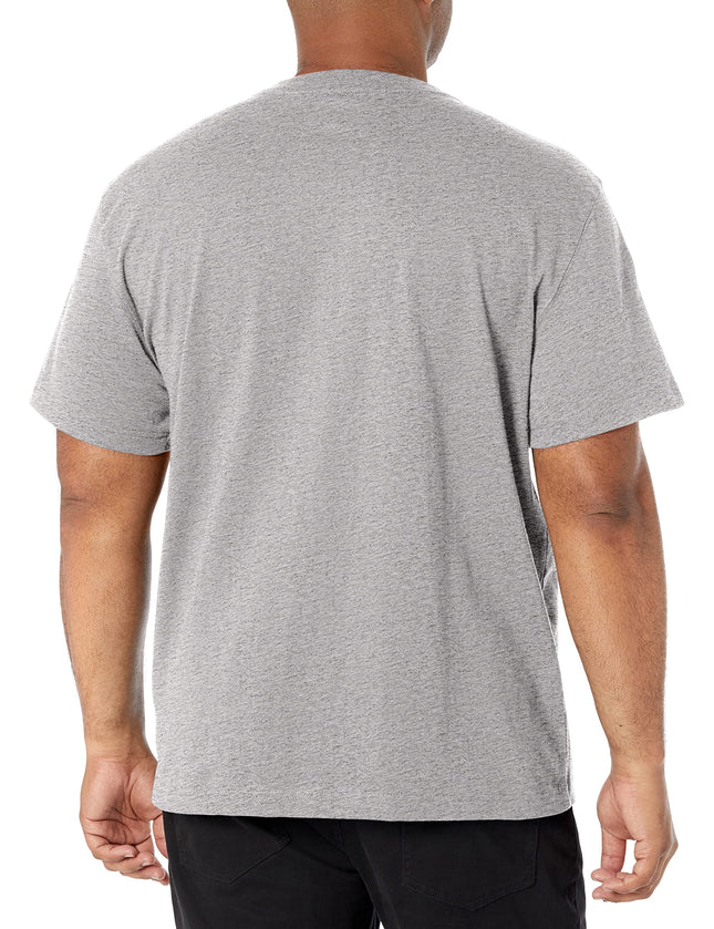 Dickies Men's Heavyweight Henley Heather Gray