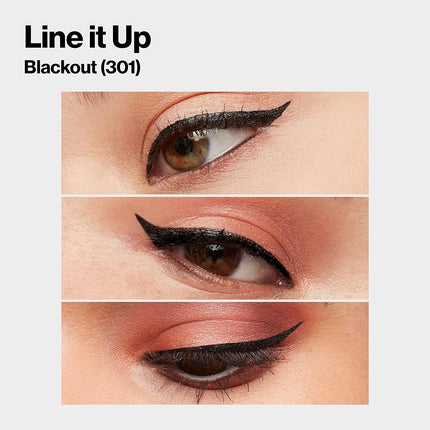 REVLON ColorStay Micro Easy Precision Liquid Liner, 301 Blackout (Pack of 2)