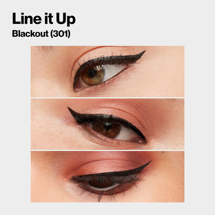 REVLON ColorStay Micro Easy Precision Liquid Liner, 301 Blackout (Pack of 2)