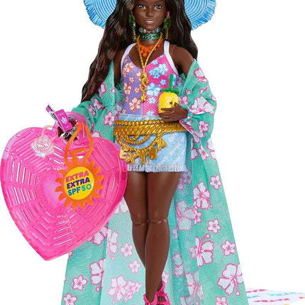 ​Travel Barbie Doll with Beach Fashion, Barbie Ext