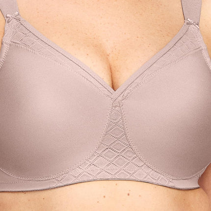 Glamorise MagicLift Seamless T-Shirt Wirefree Bra 1080 (Women's & Women's Plus) Taupe