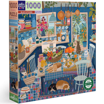 Blue Kitchen Jigsaw Puzzle, 1000 Piece
