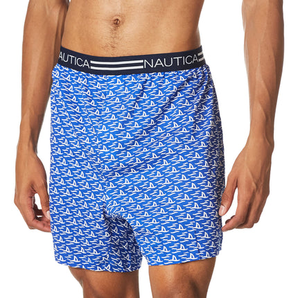 Nautica Men's Classic Cotton Loose Knit Boxer Shor