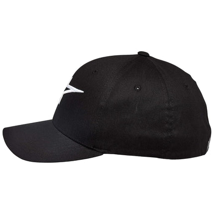 Alpinestars Men's Ageless Curve Baseball Cap, Black (Black/White ), L-XL UK