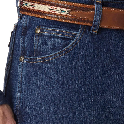 Wrangler Men's Premium Performance Cowboy Cut Regular Jean, Mid Stone, 30W / 30L