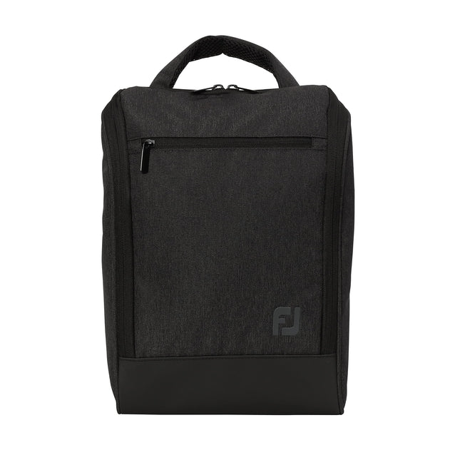 FootJoy Deluxe Shoe Bag, Charcoal/Black, 9.5x13x5,