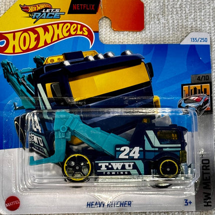 Hot Wheels Heavy Hitcher Diecast Car, HW Metro Ser