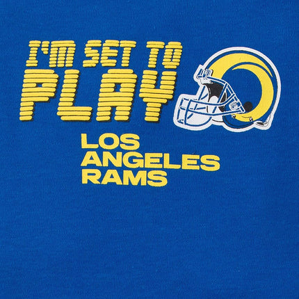 NFL Los Angeles Rams 3 Pack Short Sleeve Bodysuit, blue/grey/white Los Angeles Rams New, 6-12 Months