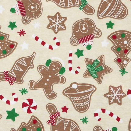 The Children's Place Baby and Kids, Sibling Matching, Holiday Pajama Sets, Cotton, Gingerbread Cookie, 12