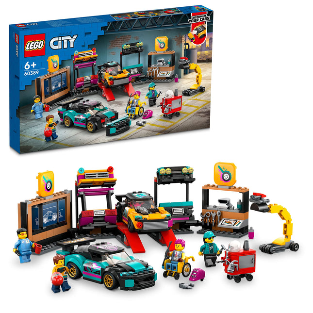 LEGO City Custom Car Garage, Toy Garage Building S