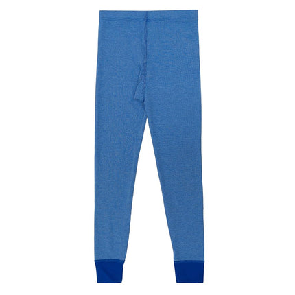 Conjunto de ropa interior térmica de gofre de primera calidad para niños Fruit of the Loom, teñido cruzado real/aguamarina, 8
