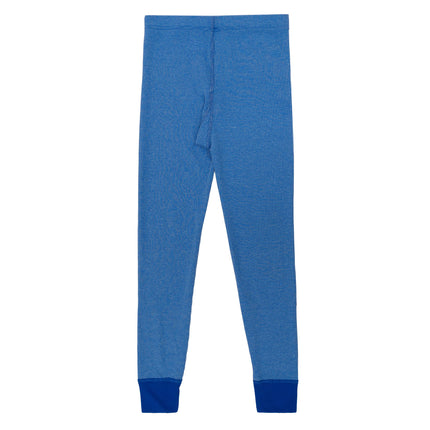 Ensemble de sous-vêtements thermiques gaufre premium Fruit of the Loom pour garçons, Royal/Aqua Cross Dye, 6-7