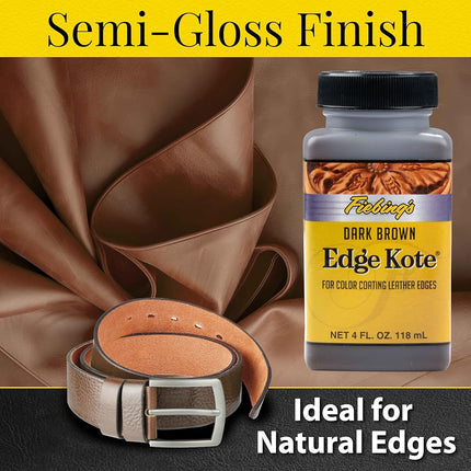 Fiebing's Dark Brown Edge Kote 4 oz (118 mL) 2225-04